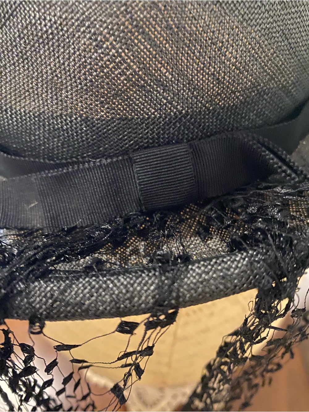 Vintage Pierce Black Veiled Cocktail Hat - Women's Accessories - Picture 4 of 9